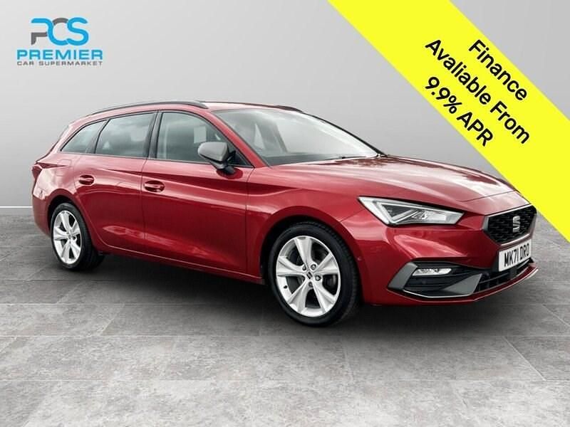 Red Used 2021 Seat Leon FR Estate | £10,995 (Fair price) - Image 1/3