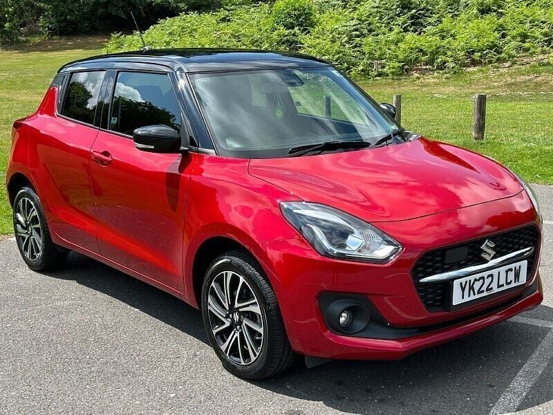 Red Used 2022 Suzuki Swift SZ5 Hatchback | £14,000 (A bit pricey) - Image 1/4