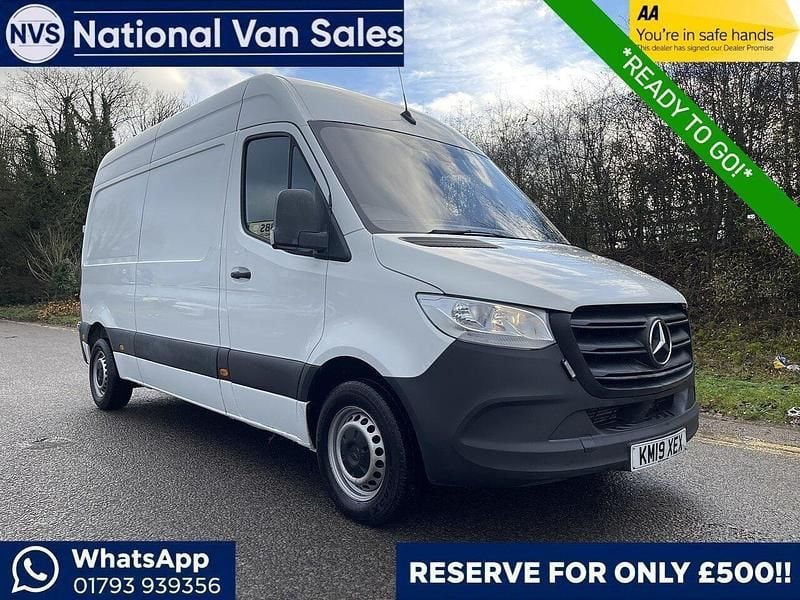 Used Mercedes Sprinter 141 HP (103 kW) 2019 White Van