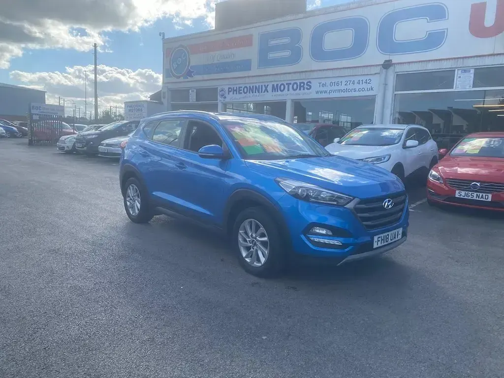 Used Hyundai Tucson SE 177 HP (130 kW) 2018 Blue SUV