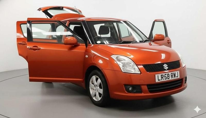 Used Suzuki Swift GLX 2008 Orange Hatchback