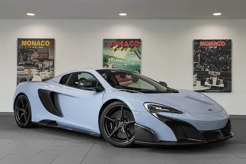 Used McLaren 675LT 675 HP (496 kW) 2016 Grey Cabriolet