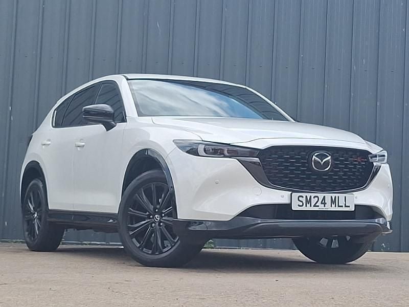 White Used 2024 Mazda CX-5 Homura-Line SUV | £24,498 (Fair price) - Image 1/4