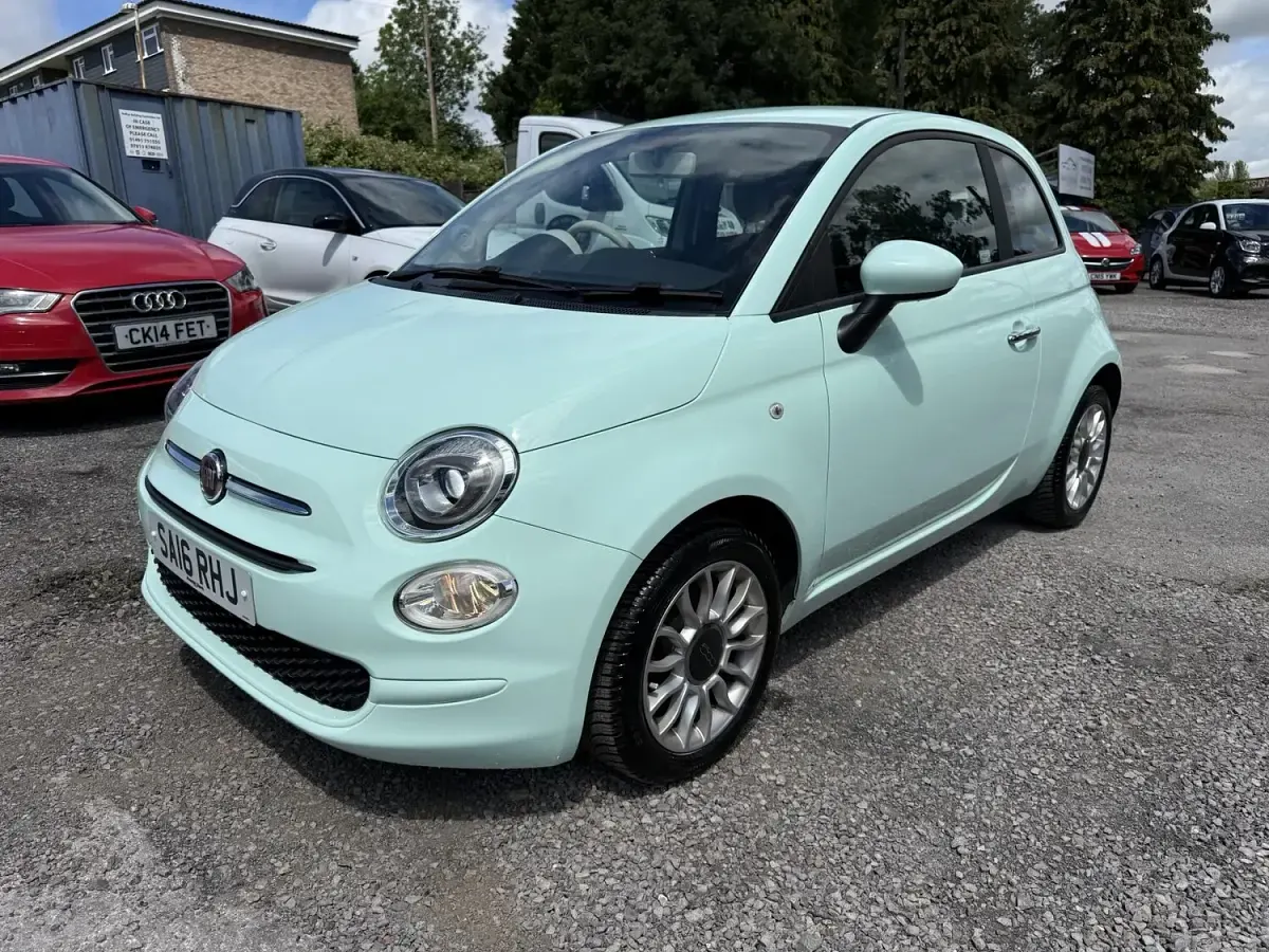 Used Fiat 500 Pop Star 69 HP (50 kW) 2016 Green Hatchback