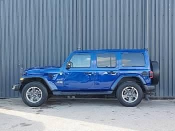 Used Jeep Wrangler Sahara 197 HP (144 kW) 2019 Blue SUV