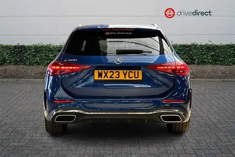 Used Mercedes C200 AMG line 2023 Blue Estate