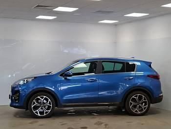 Used Kia Sportage GT-Line 130 HP (95 kW) 2019 Blue SUV