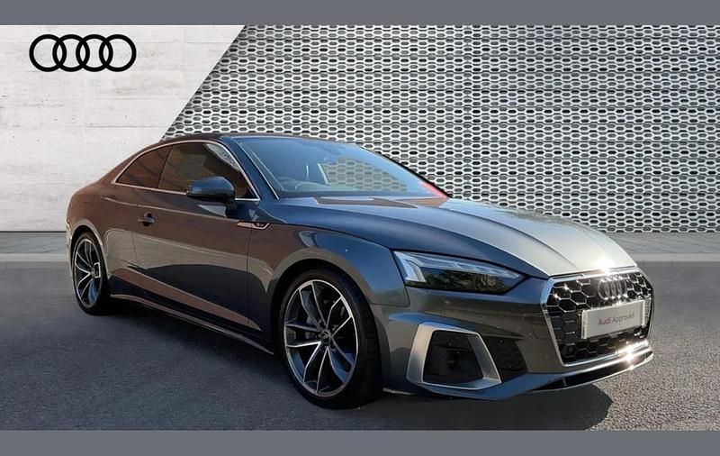 Grey Used 2023 Audi A5 S-Line Coupe | £26,377 (Good price) - Image 1/4