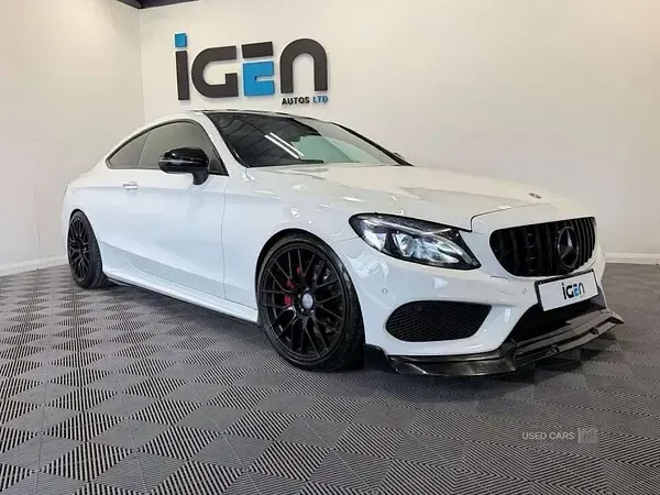 Used Mercedes C220 AMG Line Premium 2018 White Coupe