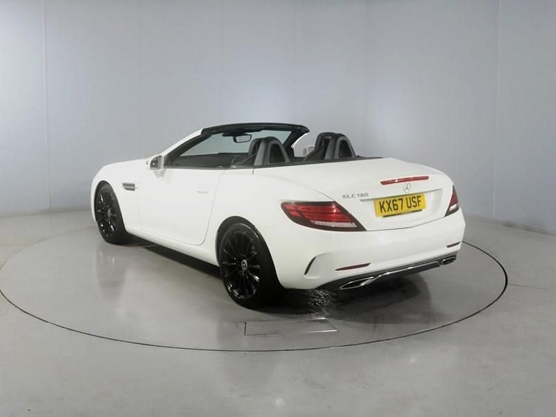 Used Mercedes SLC180 AMG line 2017 White Cabriolet