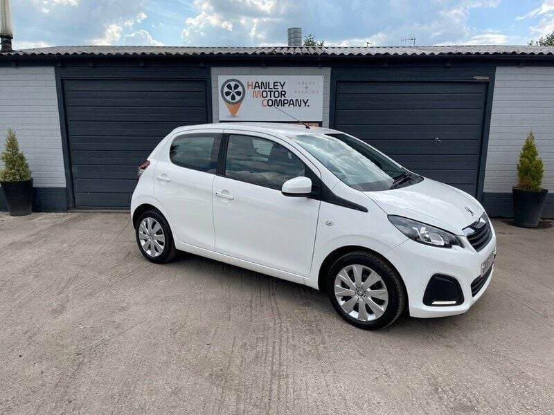 White Used 2016 Peugeot 108 Active Hatchback | £4,795 (Fair price) - Image 1/4