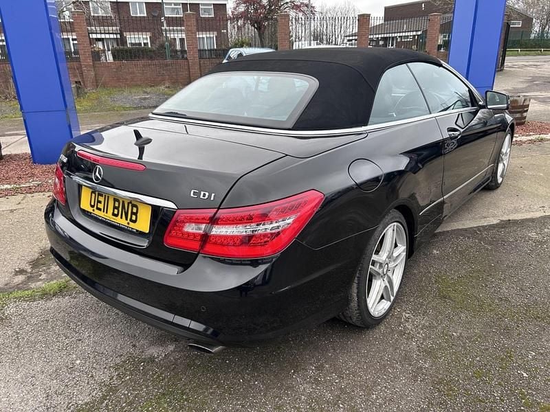Used Mercedes E350 2011 Black Cabriolet
