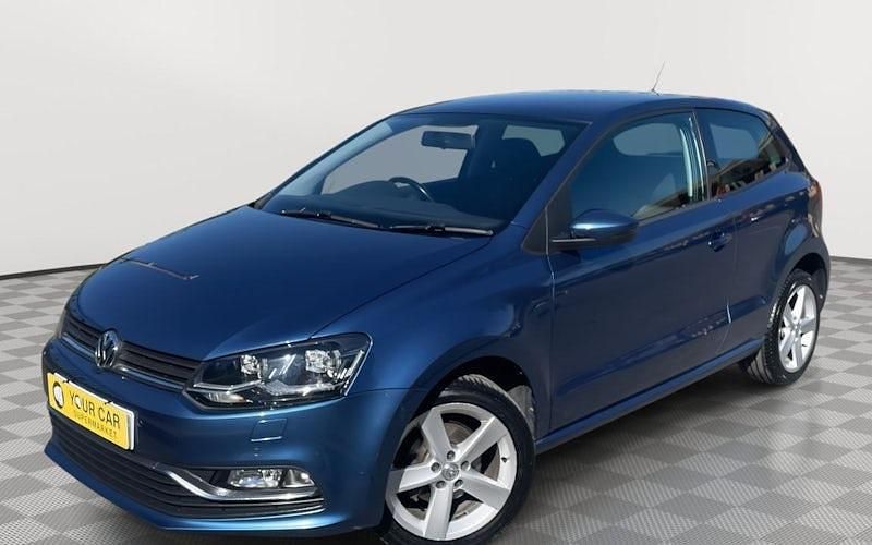Usado VW Polo SEL 90 HP (66 kW) 2016 Azul Citadino