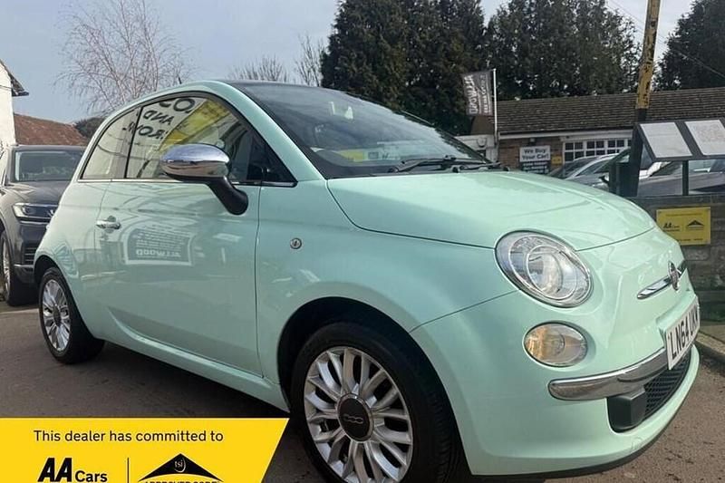 Used Fiat 500 Lounge 69 HP (50 kW) 2014 Green Hatchback
