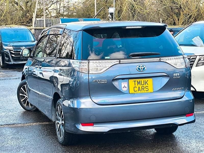 Used Toyota Estima Hybrid 2013 Blue MPV