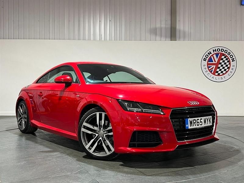 Red Used 2015 Audi TT S-Line Coupe | £14,750 (Fair price) - Image 1/4