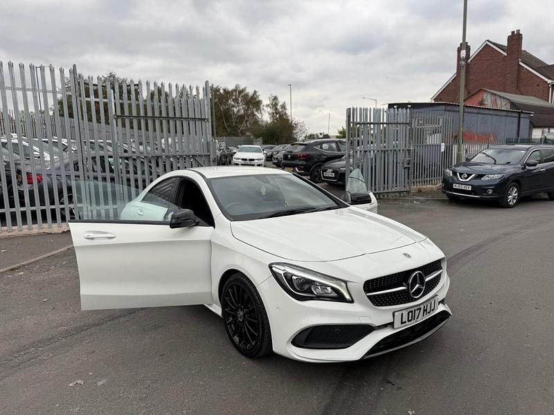 Used Mercedes CLA180 AMG line 122 HP (89 kW) 2017 White Sedan
