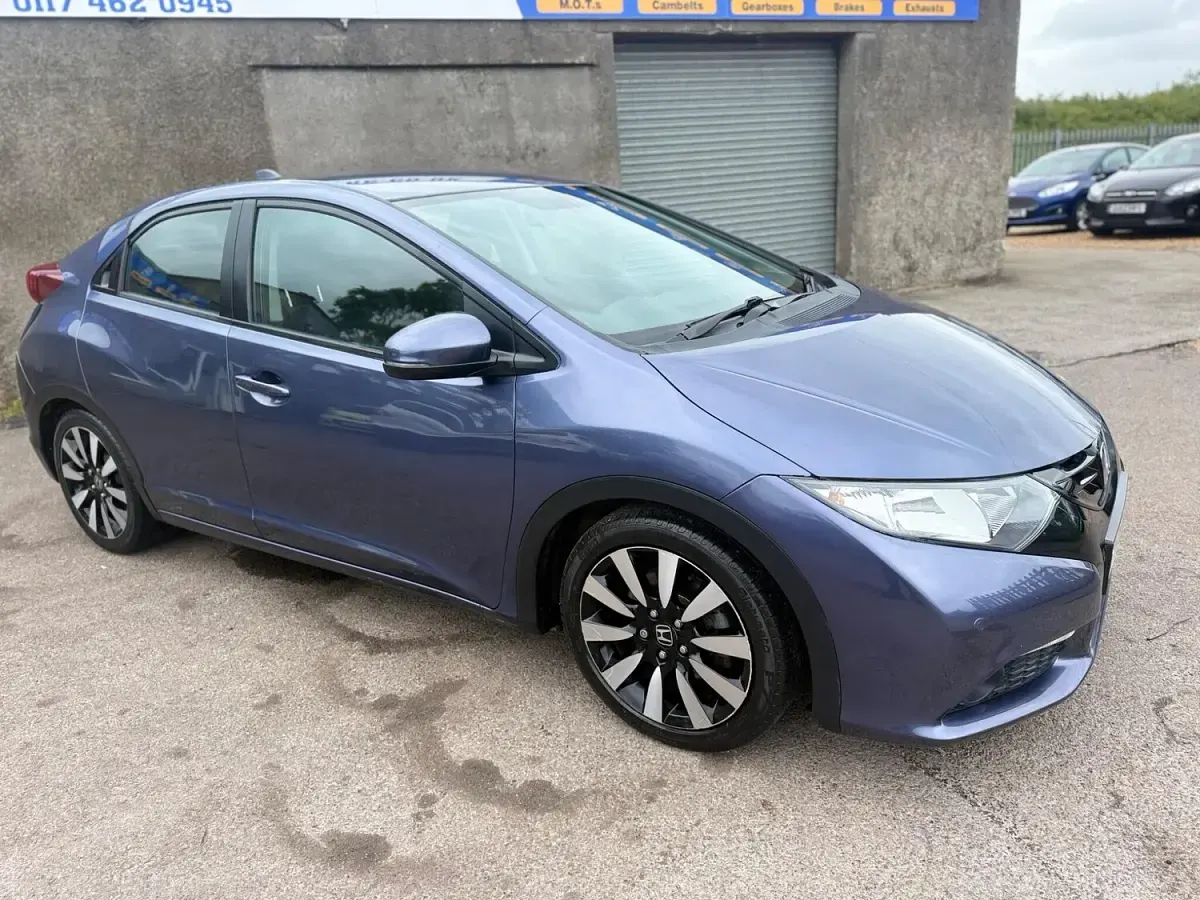 Used Honda Civic SE Plus 2014 Blue Hatchback