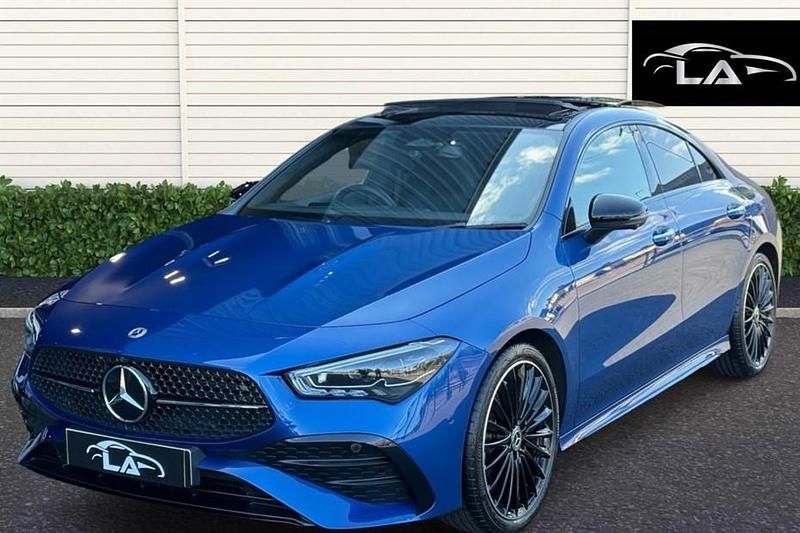 Blue Used 2024 Mercedes CLA220 AMG Line Premium Plus Sedan | £32,495 (Fair price) - Image 1/1