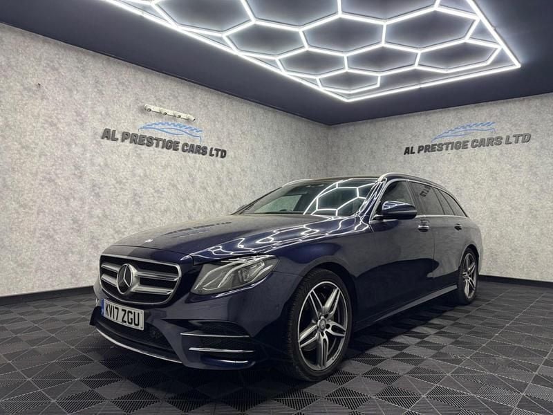 Blue Used 2017 Mercedes E220 AMG line Estate | £13,999 (Fair price) - Image 1/4