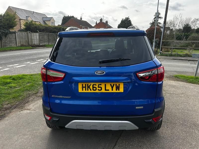 Used Ford Ecosport Titanium 2015 Blue SUV