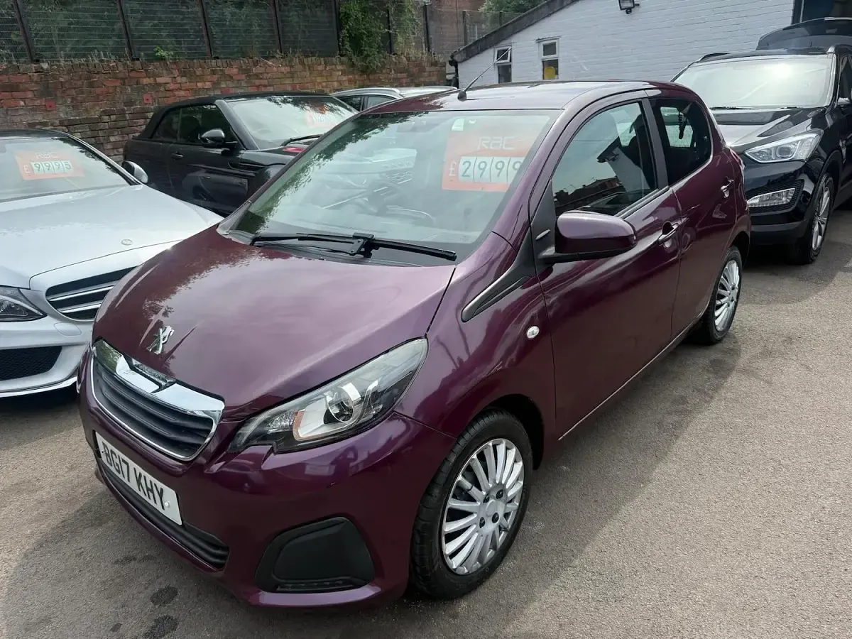 Used Peugeot 108 Active 2017 Mauve/purple Hatchback