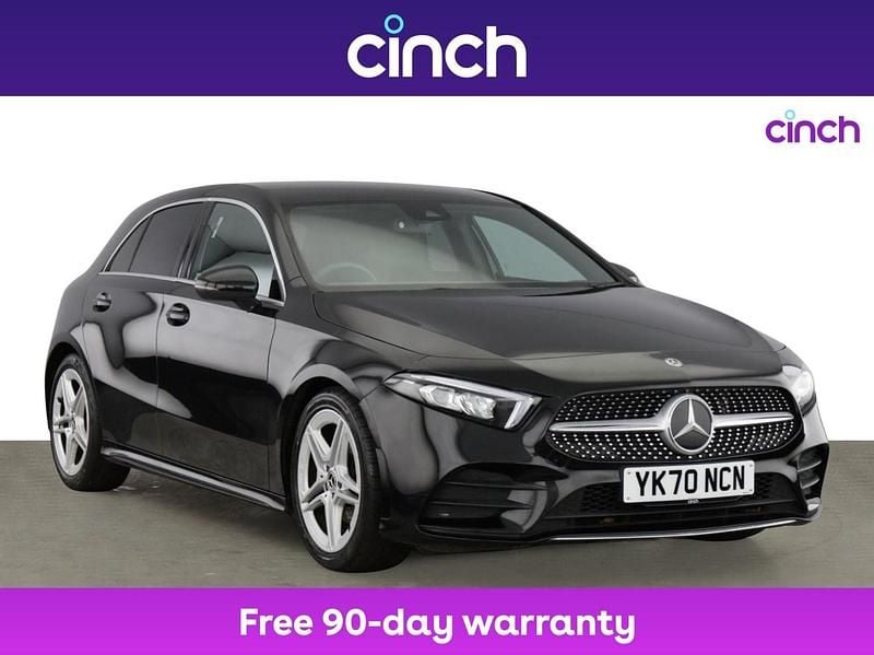 Black Used 2020 Mercedes A180 AMG line Hatchback | £16,399 (Fair price) - Image 1/3