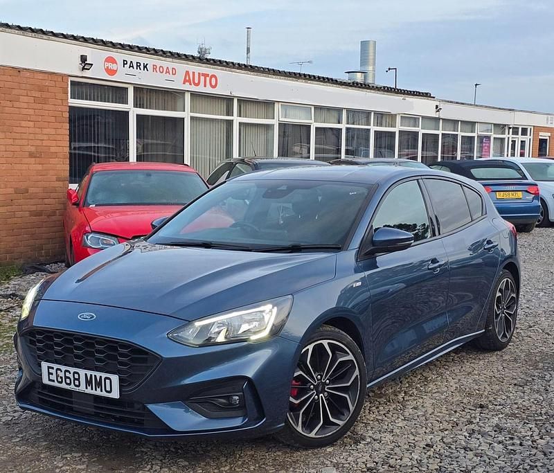 Used Ford Focus ST-Line X 125 HP (91 kW) 2019 Blue Hatchback