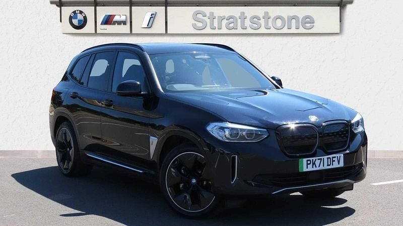 Black Used 2021 BMW iX3 Shadowline SUV | £24,393 (Fair price) - Image 1/4