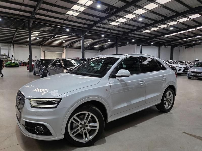 White Used 2013 Audi Q3 S-Line SUV | £9,220 (Good price) - Image 1/4