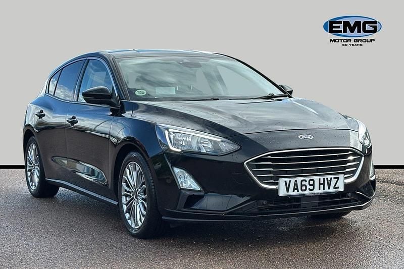 Black Used 2020 Ford Focus Titanium X Hatchback | £10,495 (Good price) - Image 1/3