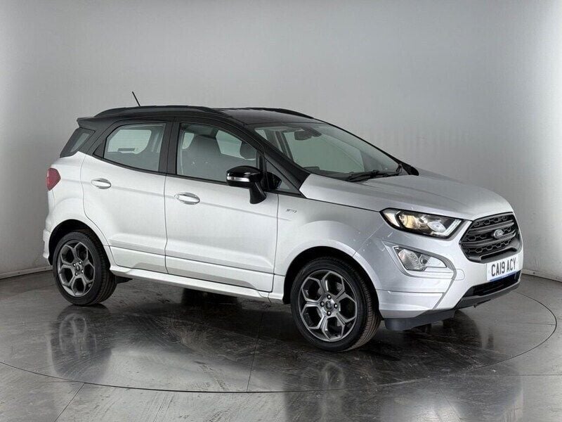 Silver Used 2019 Ford Ecosport ST-Line SUV | £11,150 (Good price) - Image 1/3