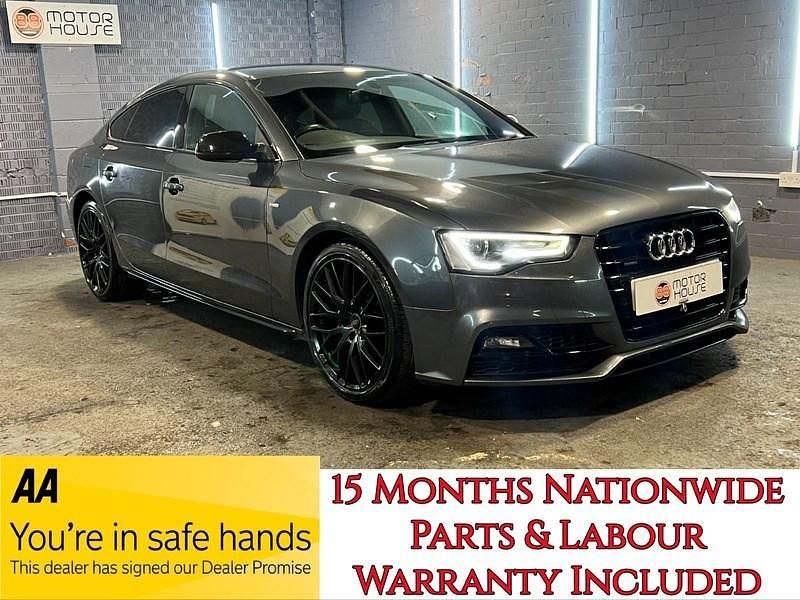 Grey Used 2016 Audi A5 Sportback Black Edition Hatchback | £9,390 (Fair price) - Image 1/3