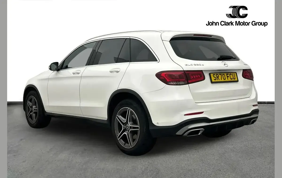 Used Mercedes GLC220 AMG line 191 HP (140 kW) 2020 White SUV
