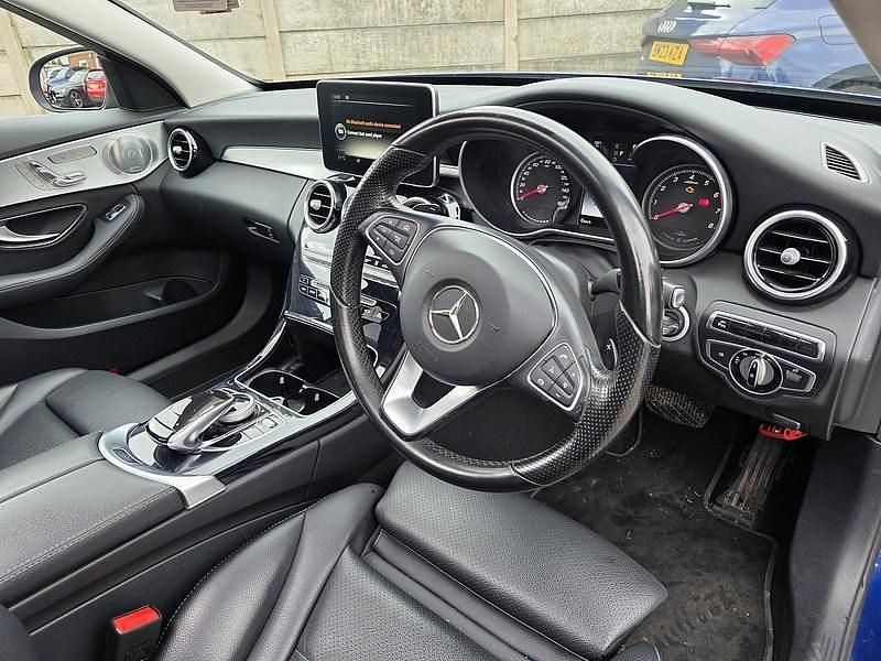 Used Mercedes C350e Premium Plus 2016 Blue Sedan