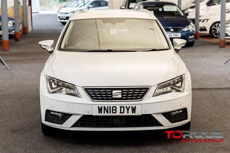 Used Seat Leon ST XCELLENCE 150 HP (110 kW) 2018 White Estate