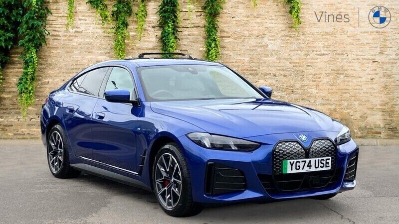 Blue Used 2024 BMW i4 M Sport Sedan | £41,663 (Fair price) - Image 1/4