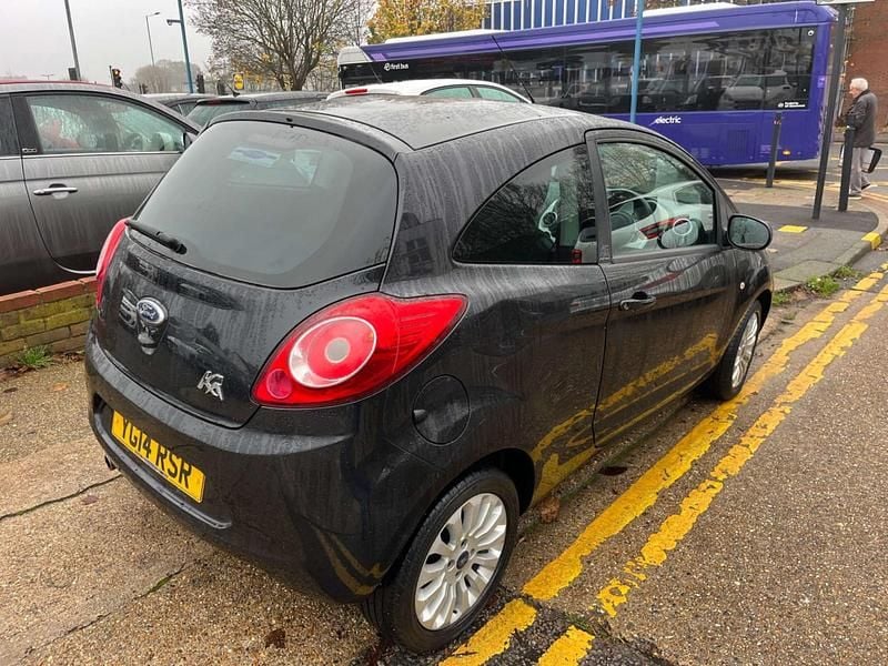Used Ford Ka Zetec 2015 Black Hatchback