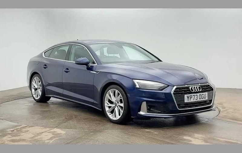 Used Audi A5 Sportback Sport 147 HP (108 kW) 2023 Blue Hatchback