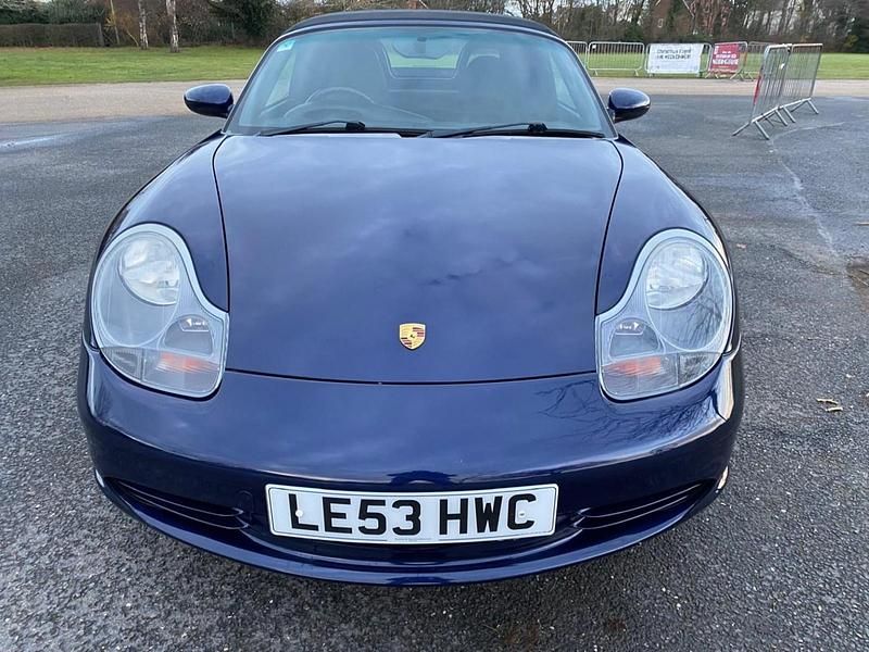 Used Porsche 986 Boxster 228 HP (167 kW) 2003 Blue Cabriolet