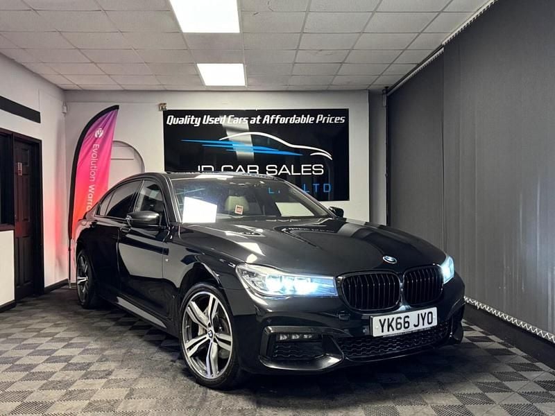 Black Used 2016 BMW 740L M Sport Sedan | £22,490 (A bit pricey) - Image 1/4