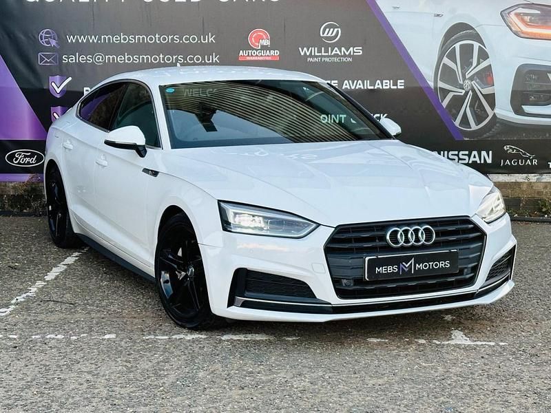 White Used 2017 Audi A5 S-Line Hatchback | £13,950 (Fair price) - Image 1/3