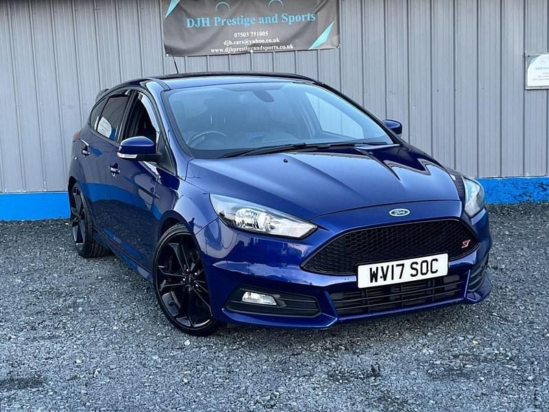 Blue Used 2017 Ford Focus ST Hatchback | £8,988 (Super price) - Image 1/4