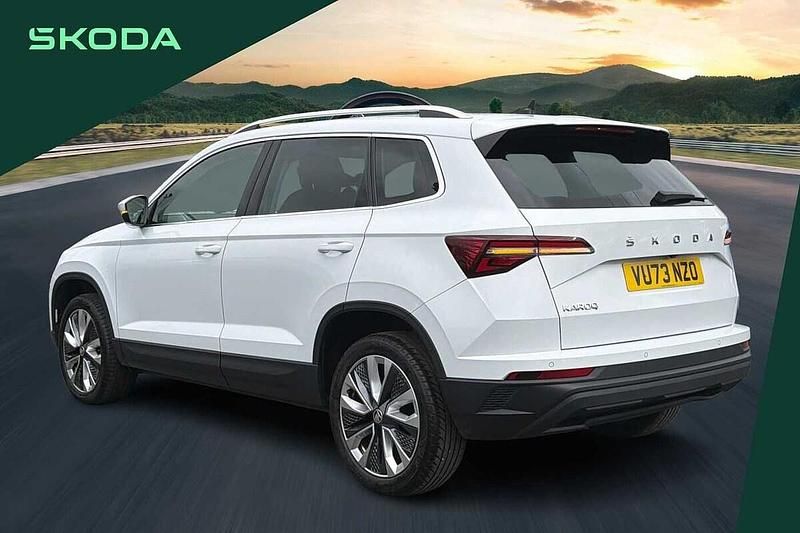 Used Skoda Karoq SE L 150 HP (110 kW) 2023 White SUV