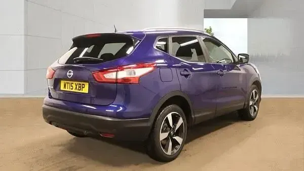 Used Nissan Qashqai N-TEC 115 HP (84 kW) 2015 Blue SUV
