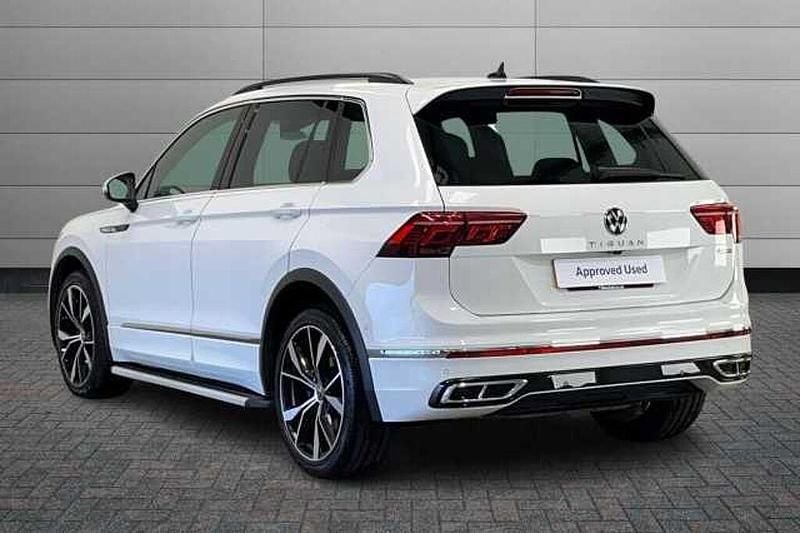 Used VW Tiguan R-line 245 HP (180 kW) 2021 Pure white SUV