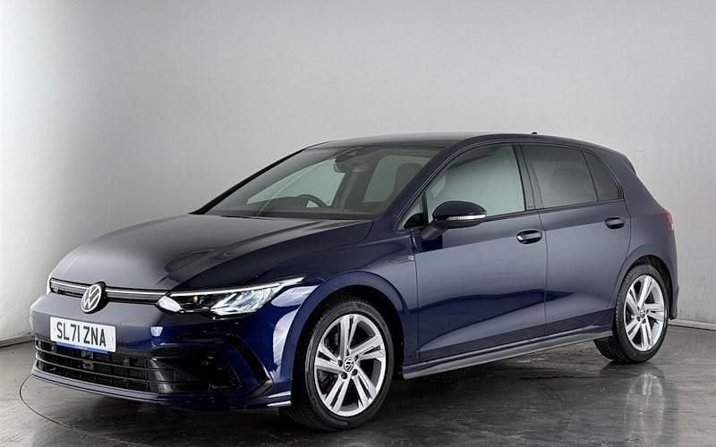 Used VW Golf VIII R-line 150 HP (110 kW) 2022 Blue Hatchback
