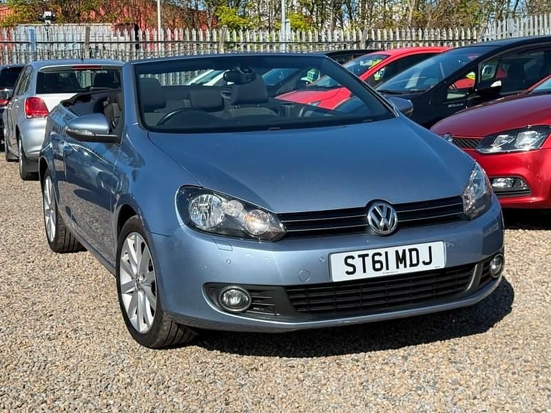 Usado VW Golf S 105 HP (77 kW) 2011 Azul Cabrios