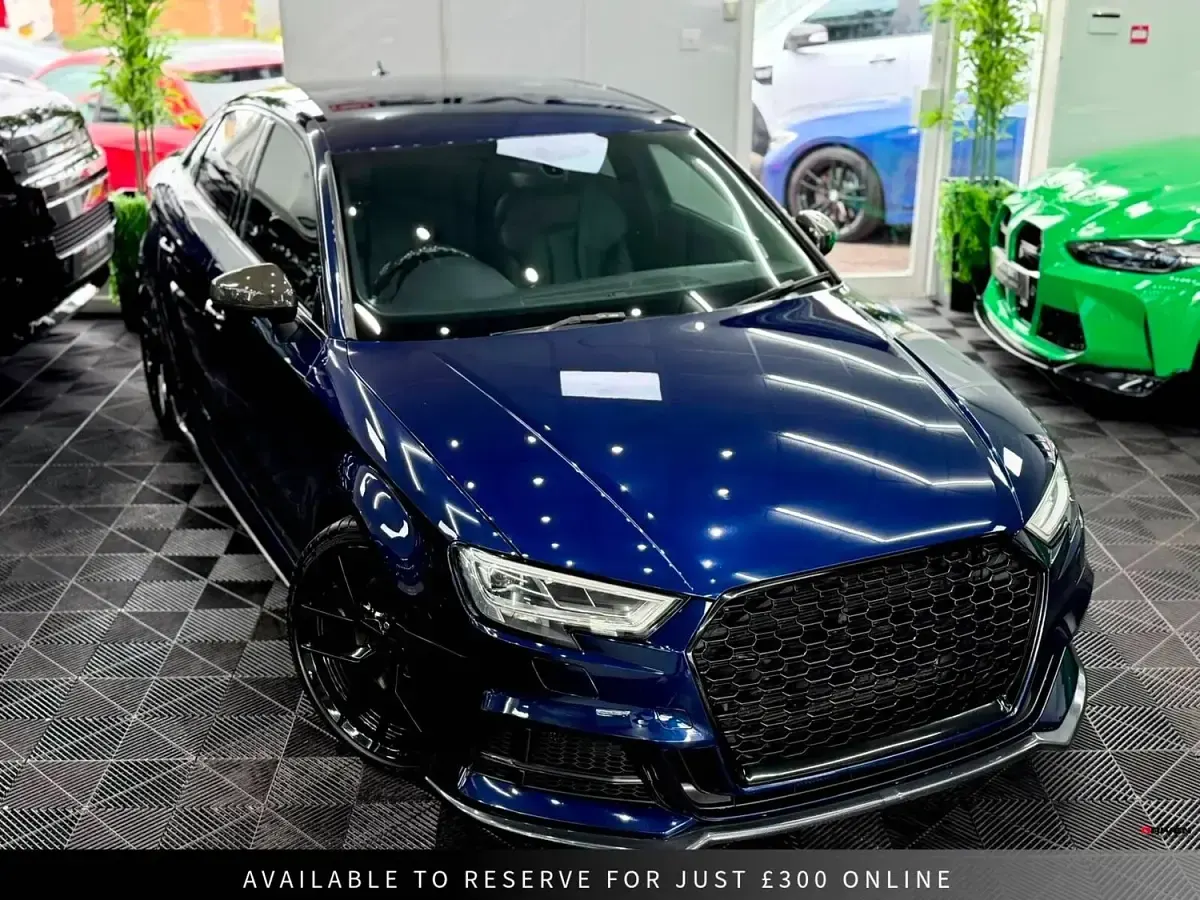 Used Audi A3 Comfort 400 HP (294 kW) 2017 Blue Sedan