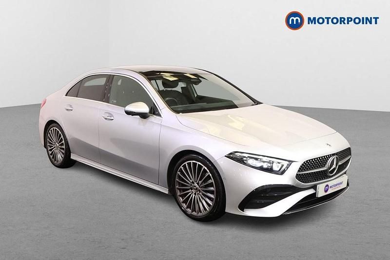 Silver Used 2023 Mercedes A200 AMG Line Premium Plus Sedan | £27,299 (Expensive) - Image 1/4